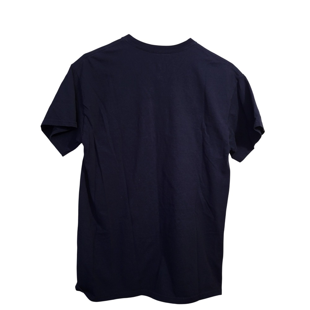 New England Patriots Football T Shirt Mens Medium Navy Blue‎ NFL Team Apparel - Picture 4 of 4